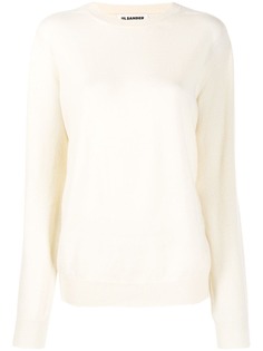 Jil Sander кашемировый джемпер с круглым вырезом