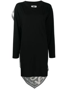 MM6 Maison Margiela топ с шарфом