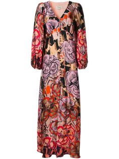 Temperley London платье Missy на пуговицах с принтом