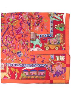 Hermès платок Fantaisies Indiennes
