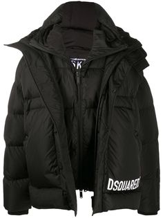 Dsquared2 пуховик с логотипом