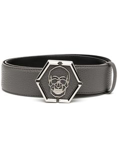 Philipp Plein ремень с декором Skull