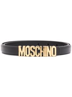 Moschino ремень с логотипом на пряжке