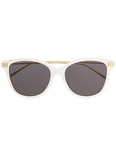 Bottega Veneta Eyewear солнцезащитные очки в квадратной оправе