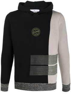 Stone Island худи с вышитым логотипом