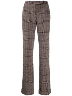 Etro твидовые брюки широкого кроя