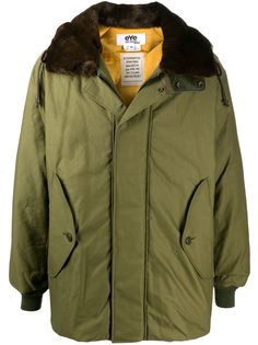 Junya Watanabe парка с искусственным мехом