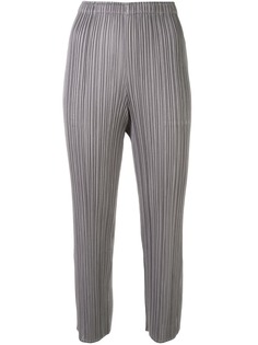 Pleats Please Issey Miyake укороченные брюки со складками