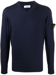 Stone Island джемпер с нашивкой-логотипом