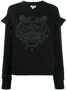 Kenzo толстовка Tiger с оборками