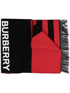 Burberry Kids трикотажный шарф с логотипом