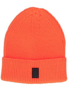 Marcelo Burlon County of Milan CROSS PATCH BEANIE ORANGE BLACK