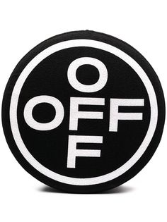 Off-White пуф с логотипом