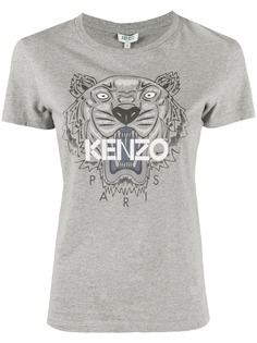 Kenzo футболка с принтом tiger