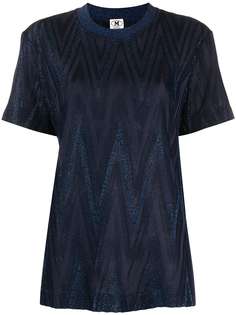 M Missoni трикотажный топ с узором зигзаг