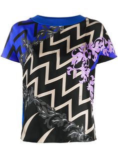 Emilio Pucci футболка с графичным принтом