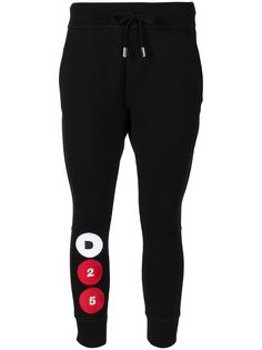 Dsquared2 спортивные брюки с нашивкой-логотипом