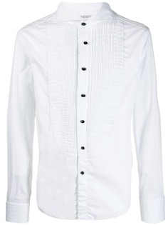 Brunello Cucinelli классическая рубашка с плиссировкой спереди
