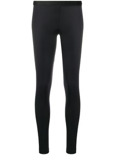 Balmain легинсы с вышитым логотипом