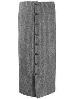 Thom Browne юбка прямого кроя на пуговицах