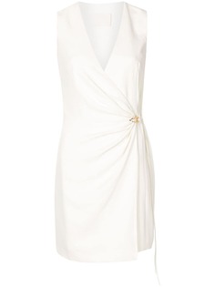 Dion Lee платье миди с запахом и сборками