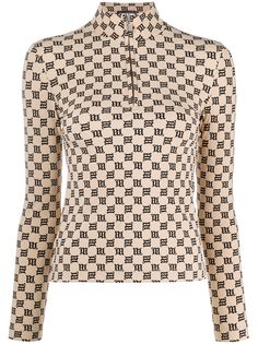 MISBHV топ Monogram Quarter-Zip