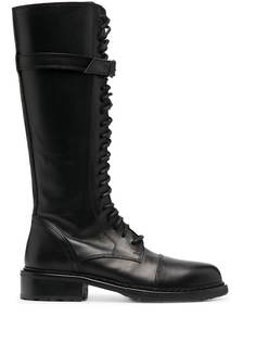 Ann Demeulemeester сапоги со шнуровкой