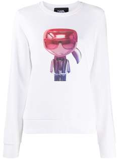 Karl Lagerfeld толстовка Ikonik с графичным принтом