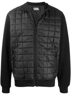 Karl Lagerfeld стеганая куртка на молнии