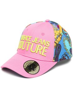 Versace Jeans Couture кепка с вышитым логотипом
