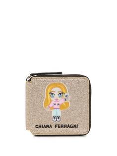 Chiara Ferragni кошелек с нашивкой