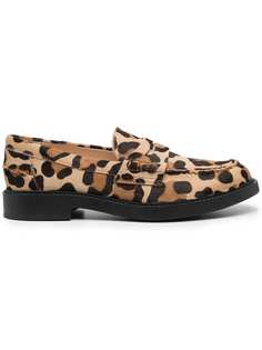 Tods лоферы с леопардовым принтом Tod`S