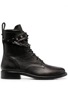 Valentino Garavani ботинки с декором Rockstud