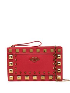 Love Moschino клатч с заклепками