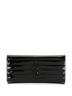 Saint Laurent стеганый клатч с клапаном