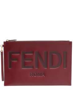 Fendi клатч с логотипом