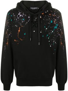 Dolce & Gabbana худи с эффектом разбрызганной краски