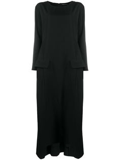 Yohji Yamamoto платье макси с декоративными пуговицами