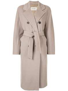 Max Mara двубортное пальто с поясом