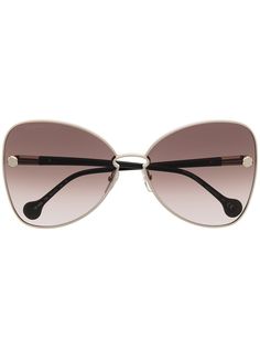 Salvatore Ferragamo солнцезащитные очки в оправе бабочка