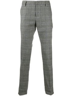 Dondup клетчатые брюки строгого кроя