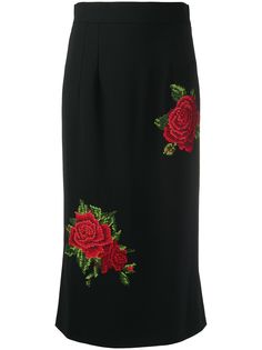 Dolce & Gabbana юбка с вышивкой
