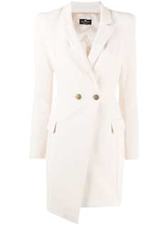 Elisabetta Franchi двубортное платье-смокинг