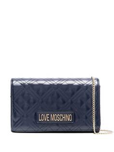 Love Moschino стеганая сумка через плечо с логотипом