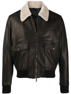 Tagliatore бомбер с меховым воротником