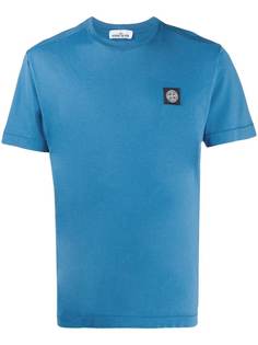 Stone Island футболка с нашивкой-логотипом