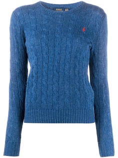 Polo Ralph Lauren джемпер фактурной вязки с вышитым логотипом