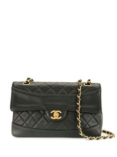 Chanel Pre-Owned сумка на плечо Diana 1990-х годов с двумя кошельками