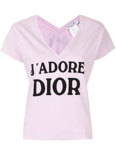 Christian Dior футболка с принтом Jadore Dior