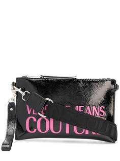 Versace Jeans Couture клатч с тисненым логотипом